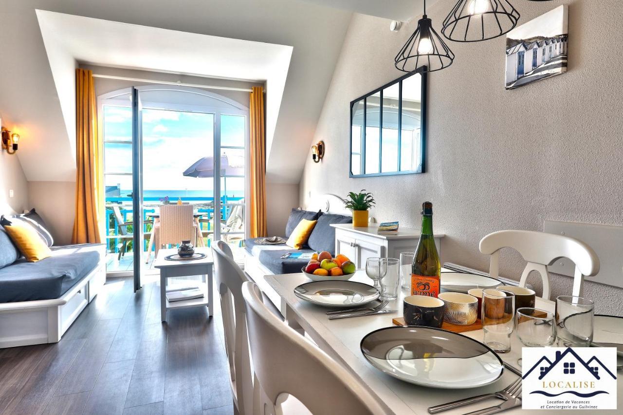 Au Guilvinec Seaside Retreat: Ocean Views, Pool & Garden Oasis Apartment Exterior photo