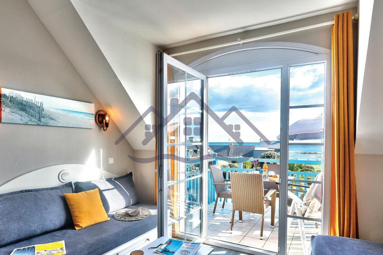 Au Guilvinec Seaside Retreat: Ocean Views, Pool & Garden Oasis Apartment Exterior photo